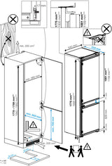 Beko B3BCNA294HS Indbygget 270 L