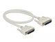 DeLOCK 86908 serielkabel Beige 0,5 m D-Sub 25 Pin