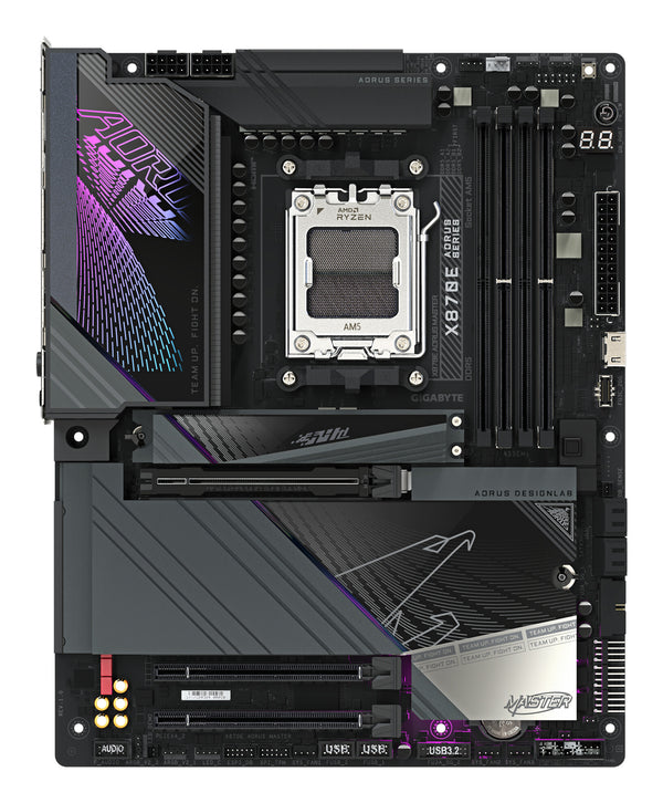 GIGABYTE X870E AORUS MASTER bundkort AMD X870 Sokkel AM5 ATX