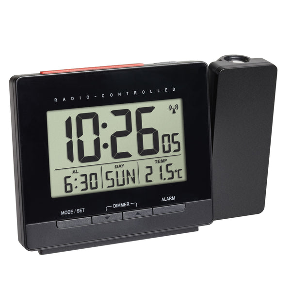 TFA-Dostmann 60.5016.01 vækkeur Digital alarmur Sort