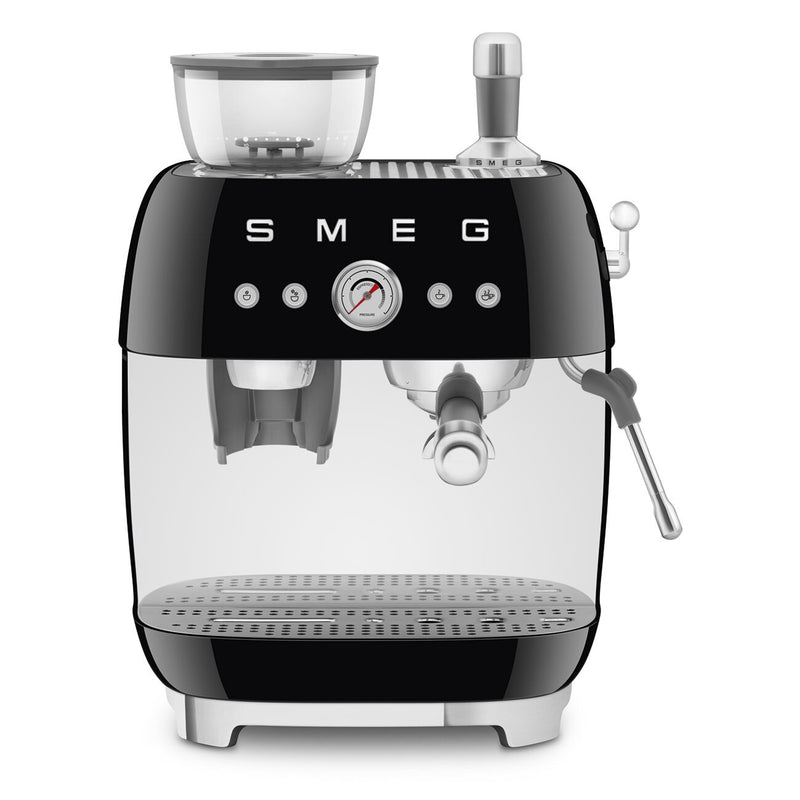 Smeg 50's Style Espressomaskine EGF03BLEU Sort