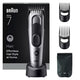 Braun HC7590 skæg- og hårtrimmer Sort, Sølv 17 Nikkel-Metalhydrid (NiMH)