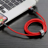 Baseus CALKLF-A09 Lightning kabel 0,5 m Rød