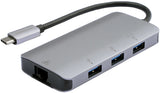 Prokord UTC-C3UE-AL dockingstation Ledningsført USB 3.2 Gen 1 (3.1 Gen 1) Type-C Sølv