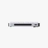 Lofree Flow 2 84 tastatur Universel USB + RF Wireless + Bluetooth QWERTY Hvid, Sølv
