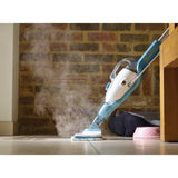 Black & Decker FSMH1321-QS damprenser Cylinderdamp rengøringsmiddel 1300 W Turkisfarve, Hvid