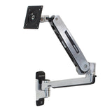 Ergotron LX Sit-Stand Wall Mount LCD Arm 106,7 cm (42") Væg Rustfrit stål