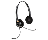 HP Poly EncorePro 520V Binaural Headset VoiceTube +Quick Disconnect