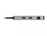 DeLOCK 87004 dockingstation Ledningsført USB 3.2 Gen 1 (3.1 Gen 1) Type-C Grå