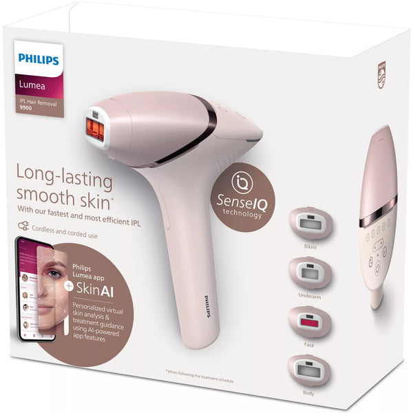 Philips Lumea IPL 9900 Series BRI976/00 IPL-hårfjerningsenhed med SenseIQ
