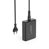 Hama 00201979 oplader til mobil enhed Laptop, Strømbank, Smartphone, Tablet Sort Vekselstrøm Hurtig opladning Indendørs