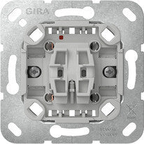 GIRA 315100 elektrisk afbryder Kipafbryder 1P Krom, Grå