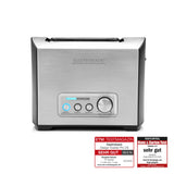 Gastroback Design Pro 2S 9 2 skive(r) 950 W Sort, Rustfrit stål
