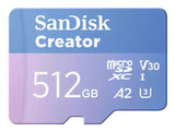 SanDisk Creator 512 GB MicroSDXC UHS-I Klasse 10