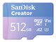 SanDisk Creator 512 GB MicroSDXC UHS-I Klasse 10