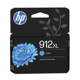 HP 912XL Original Ink-blækpatron med høj kapacitet, cyan
