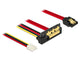DeLOCK 85235 SATA-kabel 0,3 m SATA 7-pin + Molex (4-pin) SATA 22-pin Sort
