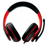 Esperanza EGH300R hovedtelefoner/headset Ledningsført Spil Sort, Rød