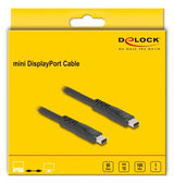 DeLOCK 81176 DisplayPort kabel 1 m Mini DisplayPort Sort