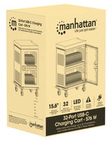 Manhattan 102353 administration af bærbar enhed - vogn & kabinet Bærbar enhedsadministrationsvogn Grå