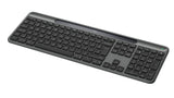 Logitech Signature Slim Solar+ K980 tastatur Universel RF trådløs + Bluetooth QWERTY UK international Grafit