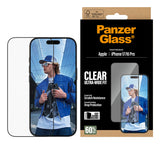 PanzerGlass ® Skærmbeskyttelse iPhone 17 | iPhone 16 Pro | Ultra-Wide Fit m. EasyAligner