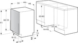 Gorenje GV520E10S opvaskemaskine Fuldt indbygget 11 kuverter