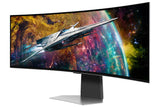 Samsung G95SC computerskærm 124,5 cm (49") 5120 x 1440 pixel Dual QHD OLED Sølv