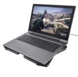 Trust GXT 278 køling til laptop 43,9 cm (17.3") Sort