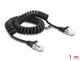 DeLOCK 88161 netværkskabel Sort 1 m Cat5e U/UTP (UTP)