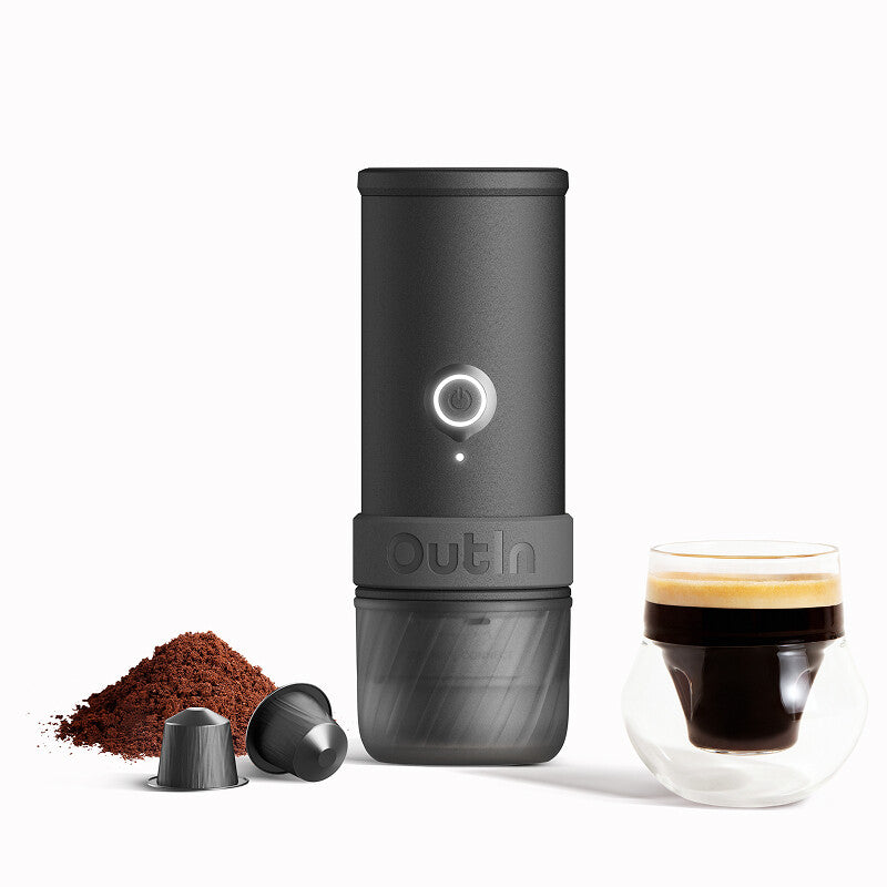 Outin OTEM-MO-01-AA-SG rejse kaffemaskine Grå