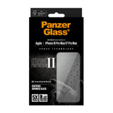 PanzerGlass ® Ceramic II Skærmbeskyttelse iPhone 18 Pro Max | 17 Pro Max | Ultra-Wide Fit m. EasyAligner
