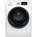 Whirlpool FFWDD1076258B vaskemaskine - tørretumbler Fritstående Front-læsning Hvid