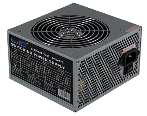 LC-Power LC600H-12 V2.31 enhed til strømforsyning 600 W 20+4 pin ATX ATX Sort
