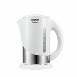 Zelmer ZCK7630W elkedel 1,7 L 1850 W Sølv, Hvid