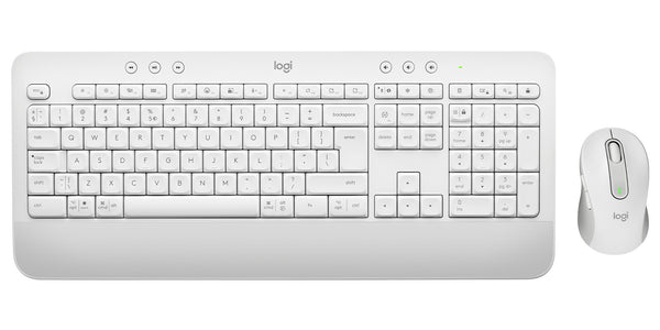 Logitech 920-011032 tastatur Mus inkluderet Kontor Bluetooth QWERTY US International Hvid