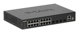 D-Link DGS-1530-20/E netværksswitch Administreret L2 Gigabit Ethernet (10/100/1000) Sort