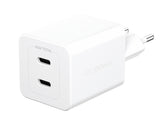 PanzerGlass empower™ by ® Turbo 45W Oplader inkl. 2 x USB-C | EU Stik | Silver White