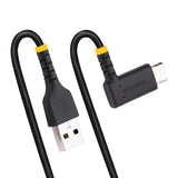 StarTech.com R2ACR-30C-USB-CABLE USB-kabel USB 2.0 0,3 m USB A USB C 0,48 Gbit/sek. 60 W Sort