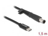 DeLOCK 87972 el-ledning Sort 1,5 m USB C 7.4 x 5 mm