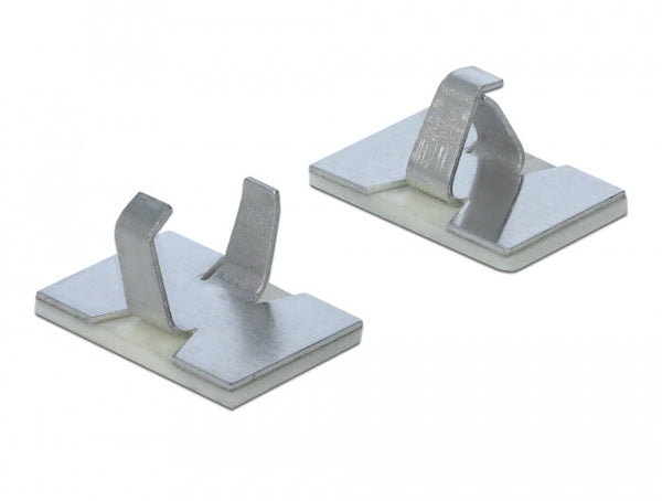 DeLOCK 60183 kabelholder Sølv 10 stk