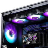 Phanteks Glacier One 360M25 LCD Processor Alt-i-en væskekøler 12 cm Sort 1 stk