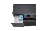 LG V5WD95SLIMB vaskemaskine - tørretumbler Fritstående Front-læsning Sort