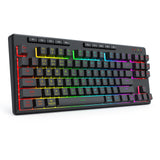 REDRAGON K516RGB-PRO SHIVA PRO 87 tastatur USB + RF Wireless + Bluetooth Sort