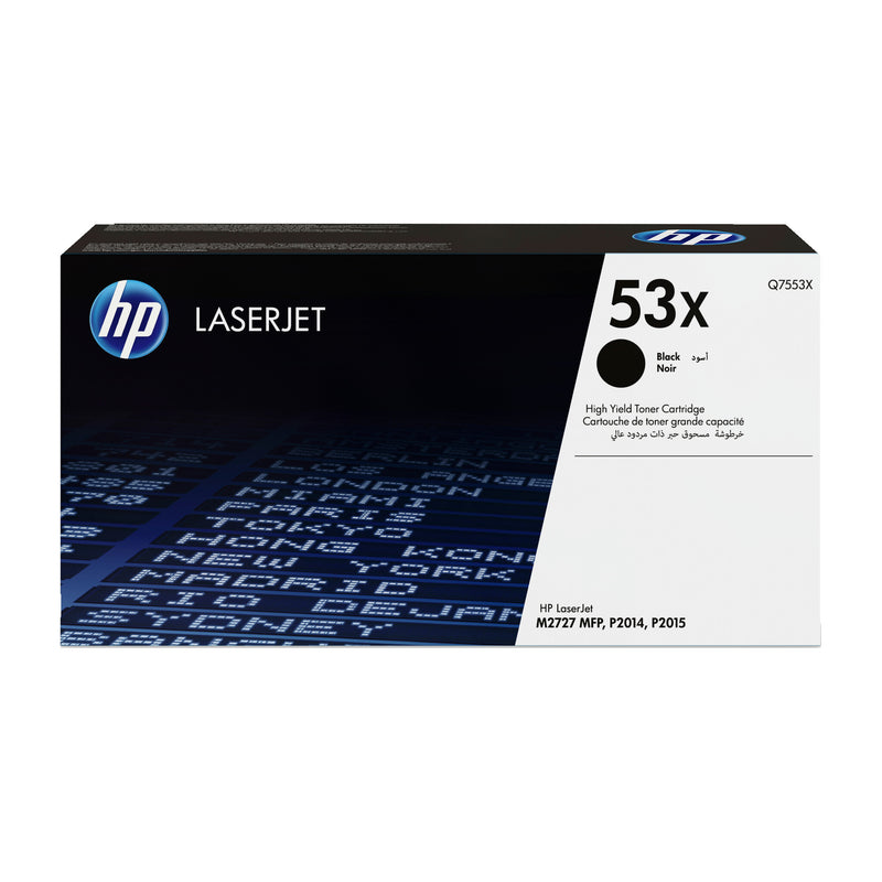 HP Original 53X LaserJet-tonerpatron med høj kapacitet, sort