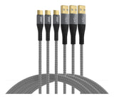 EFB Elektronik USB-AC-00008 USB-kabel USB 2.0 2 m USB A USB C 0,48 Gbit/sek. 60 W Sort, Grå