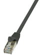 LogiLink Cat.6 U/UTP, 10m netværkskabel Sort Cat6 U/UTP (UTP)
