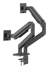 Digitus DA-90474 skærmbeslag og -stativer 114,3 cm (45") Skrivebord Sort