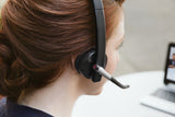 Logitech H820e Headset Trådløs Kontor/Callcenter Opladningsstativ Sort