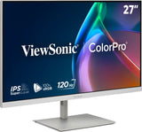 Viewsonic VP Series VP2766-2K-W computerskærm 68,6 cm (27") 2560 x 1440 pixel Quad HD LED Hvid, Sølv